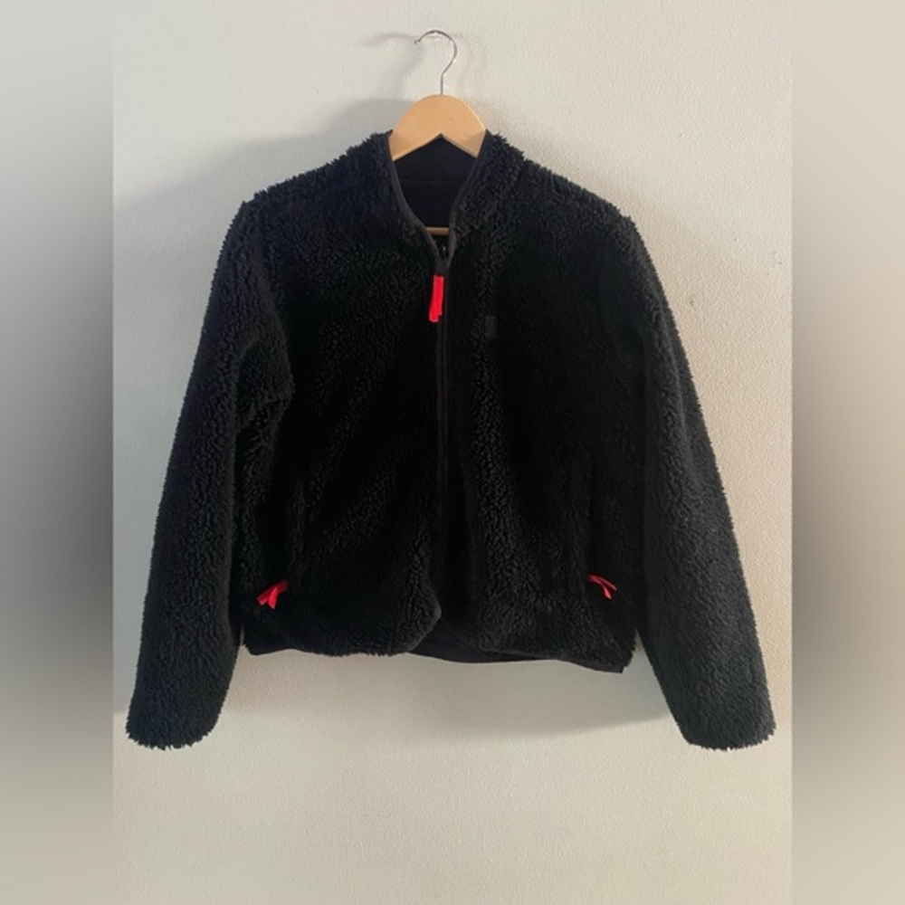 Topo Designs Women's Sherpa Jacket - Black size S M measurements - Picture 1 of 13